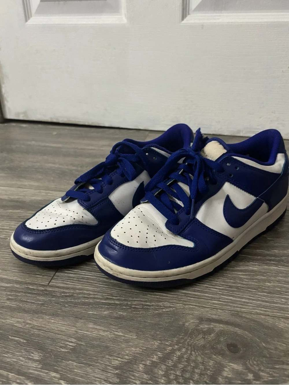 Nike Low-Top Sneakers - White & Blue